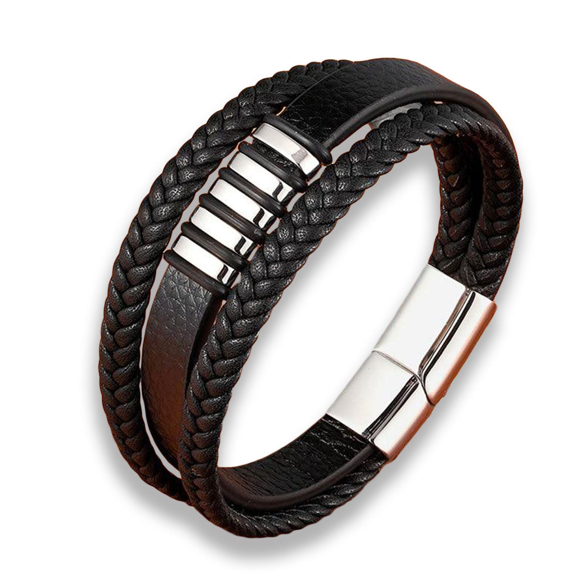 AuraLeather - stijlvolle leren Armbanden Voor Mannen