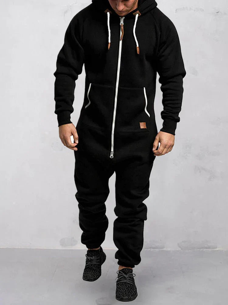 Heren Fleece Joggingpak Met Capuchon - Giovanni