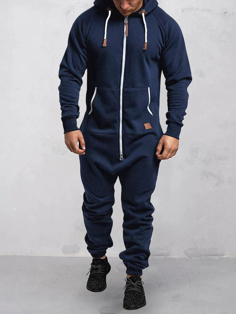 Heren Fleece Joggingpak Met Capuchon - Giovanni