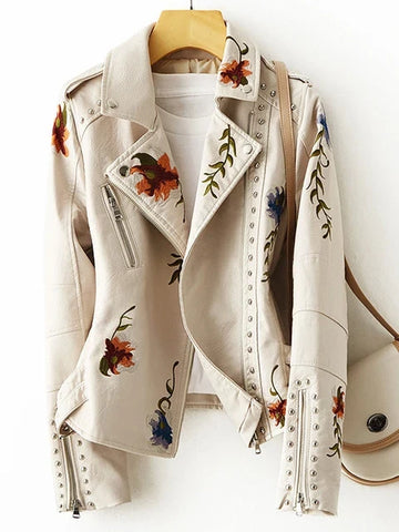 Mariah - elegante leren Dames Jas