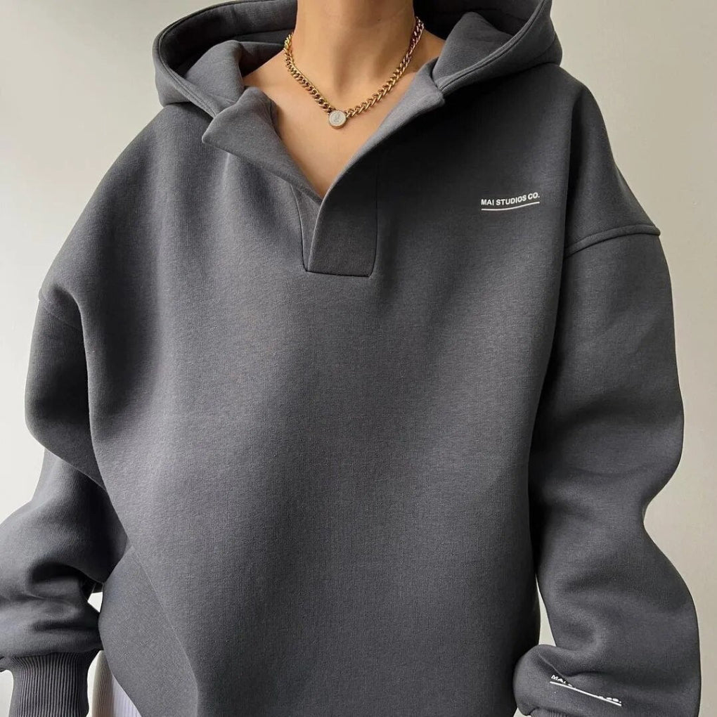Moderne dames winterhoodie