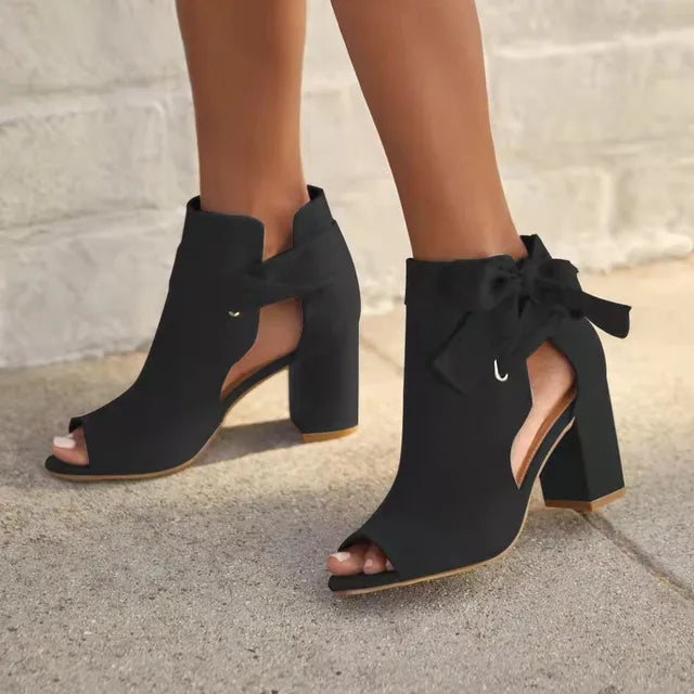 Sexy High Heels Sandalen met Strikdetail