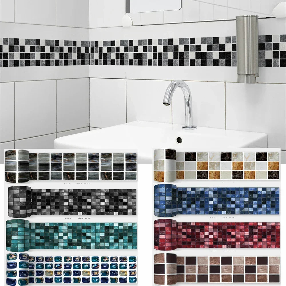DecoMosaic waterdichte mozaïek muurstickers