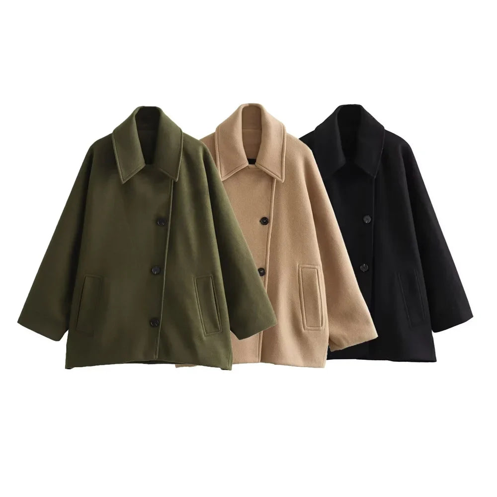 Trendy Dames Jas Voor De herfst & Winter - Noa
