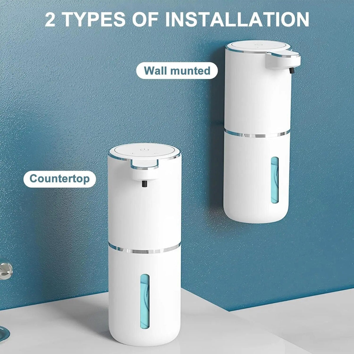 PureSoap Automatische Sensor Zeepdispenser | Hygiënisch en Handig voor Keuken Of Badkamer