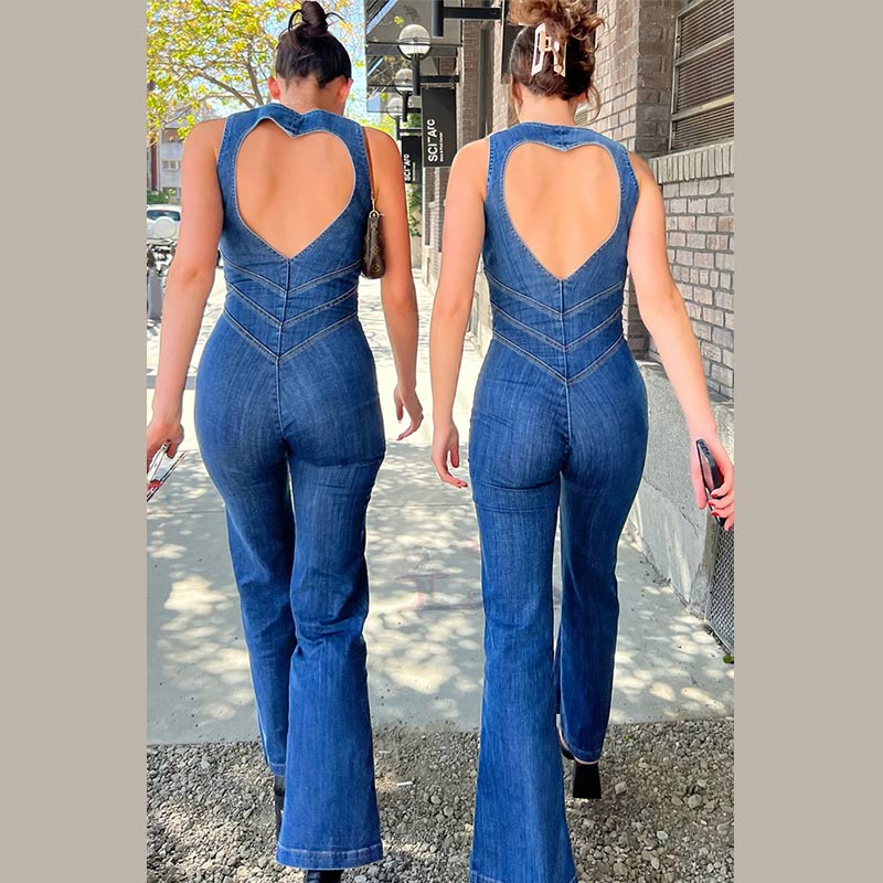 Deze jumpsuit is ontworpen om je een moeiteloos chique uitstraling te geven, ideaal voor warme zomerdagen en diverse gelegenheden.