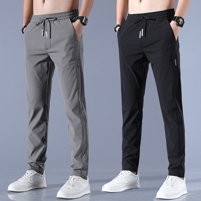 Samuel – Ice Silk Slim Fit Broek voor Heren