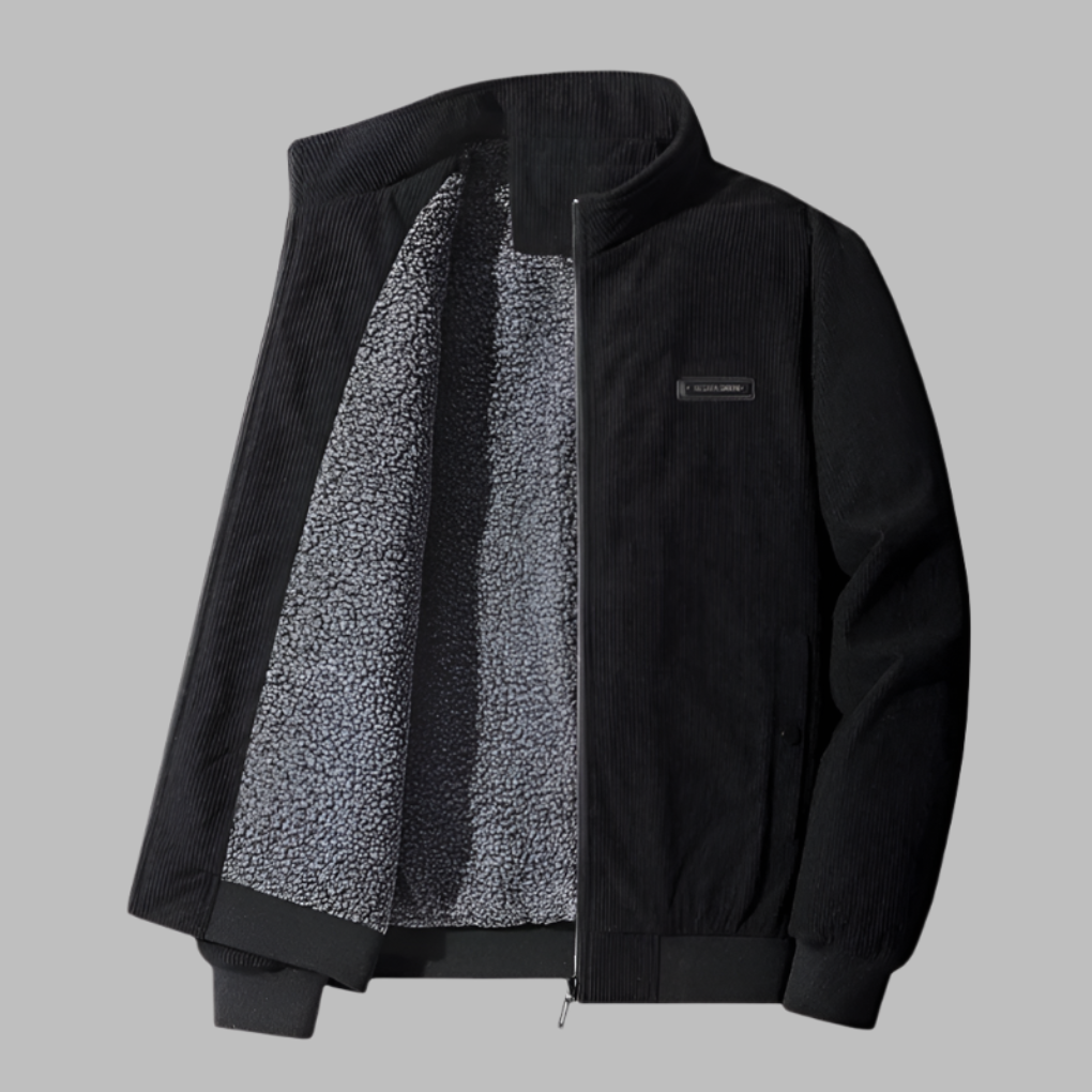 Corduroy winterjas voor heren
