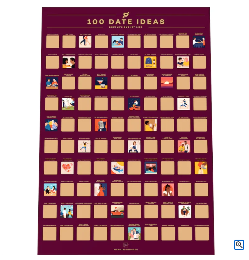 Date Kalender - LOVEMATE - 100 Leuke Dates - Koppelplanner