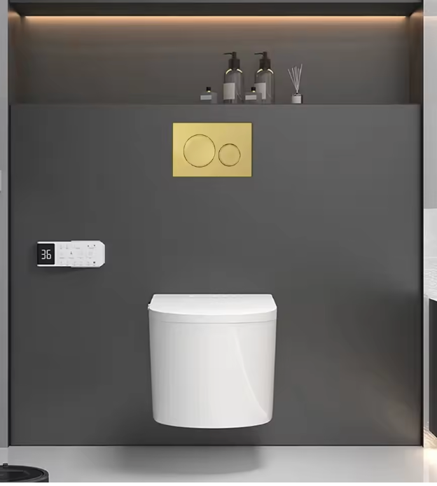 Dubbele spoelknop | Voor Geberit Sigma UP300/UP320/UP720 | Goud