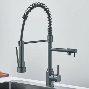 Uittrekbare keukenkraan | Warm en koud water | Eenhendelmengkraan