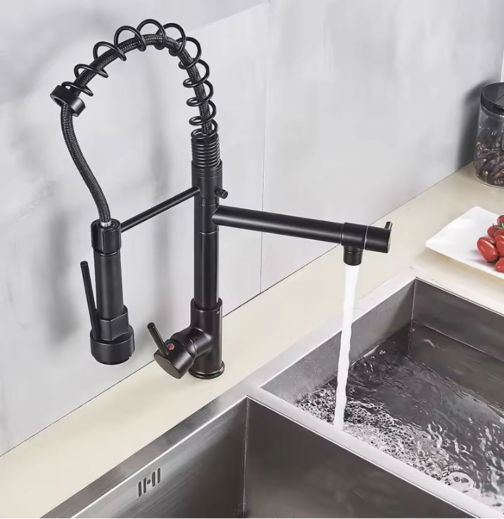 Uittrekbare keukenkraan | Warm en koud water | Eenhendelmengkraan