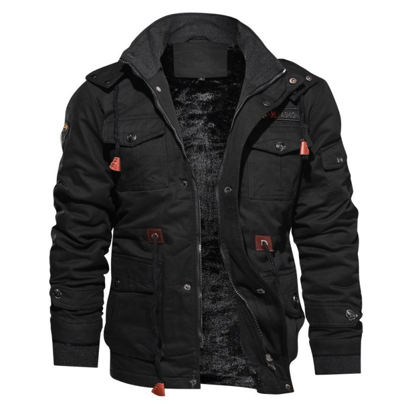 Winterjas met fleecevoering voor heren