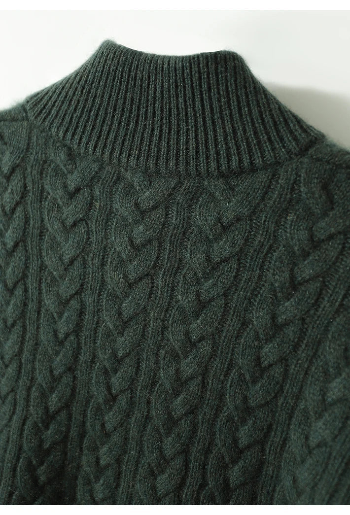 Arden kasjmier vest met knopen