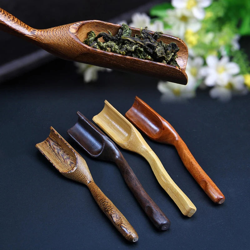 TeaWood - Retro Houten Theelepel Set
