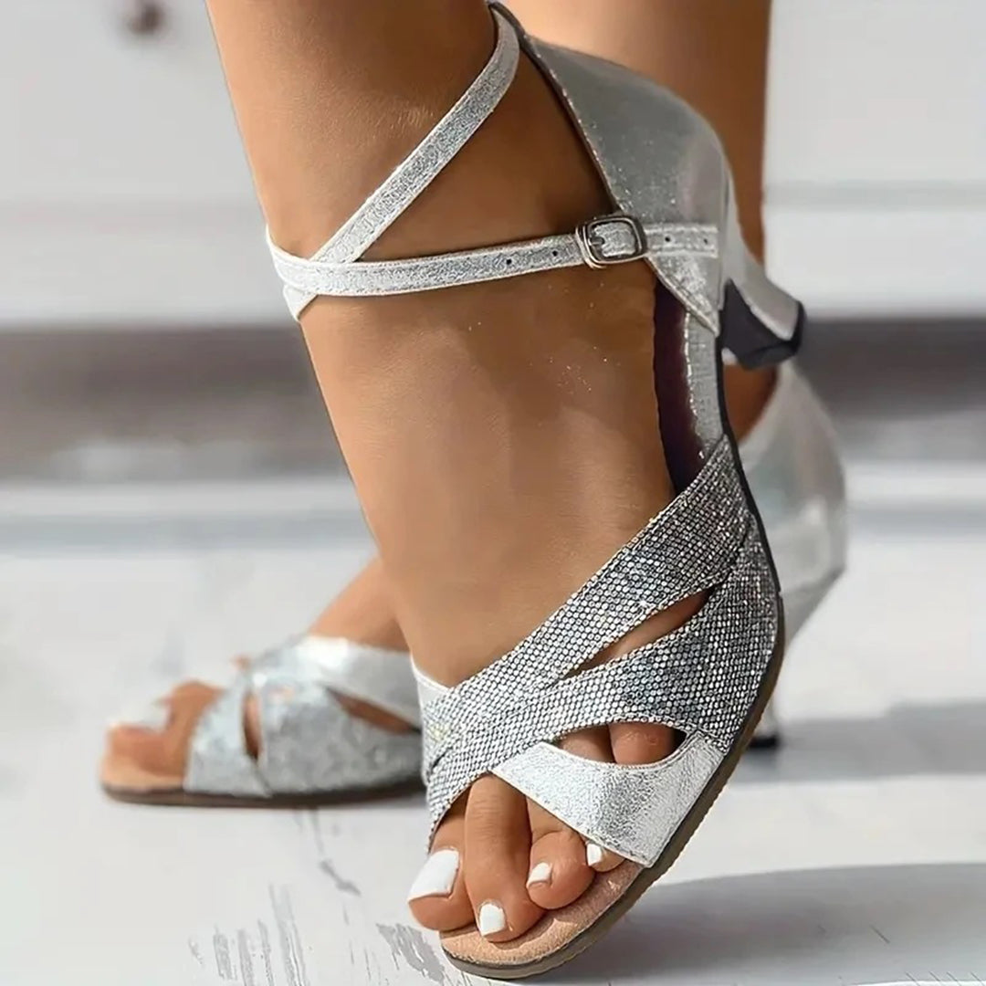 Hoymans DanceDiva – Comfortabele Latin Dansschoenen met Suède Zool