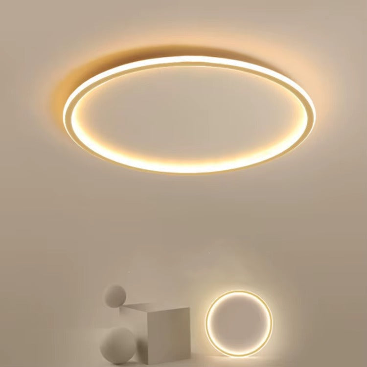 Ronde Scandinavische LED-plafondlamp | 1 lichtpunt