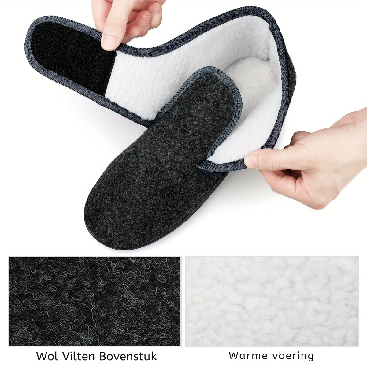 Heren Slippers met Stevige Enkelband