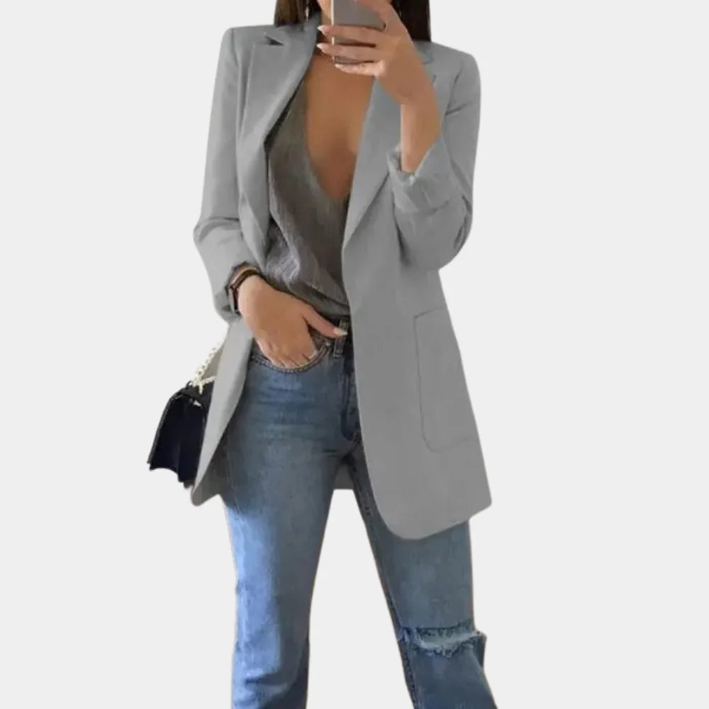 Nova – Lange Slim Fit Blazer Dames