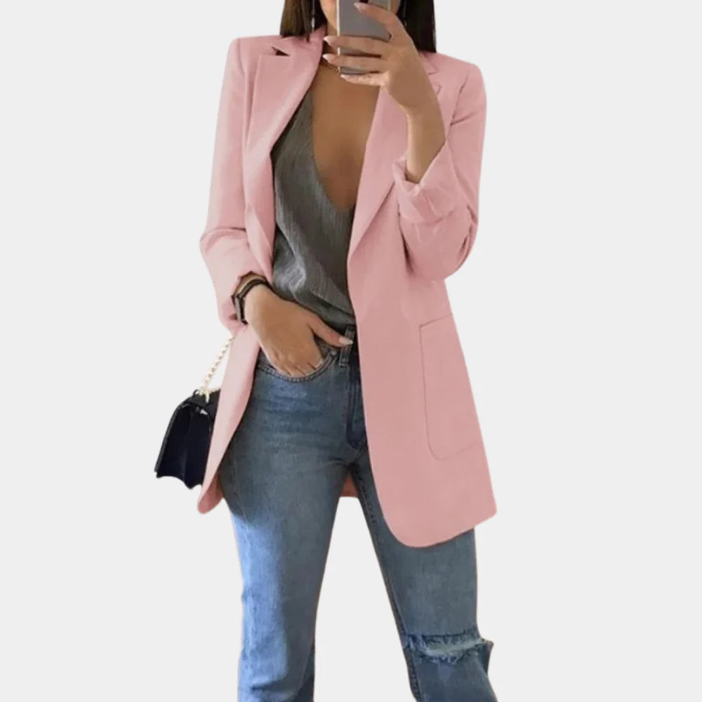 Nova – Lange Slim Fit Blazer Dames