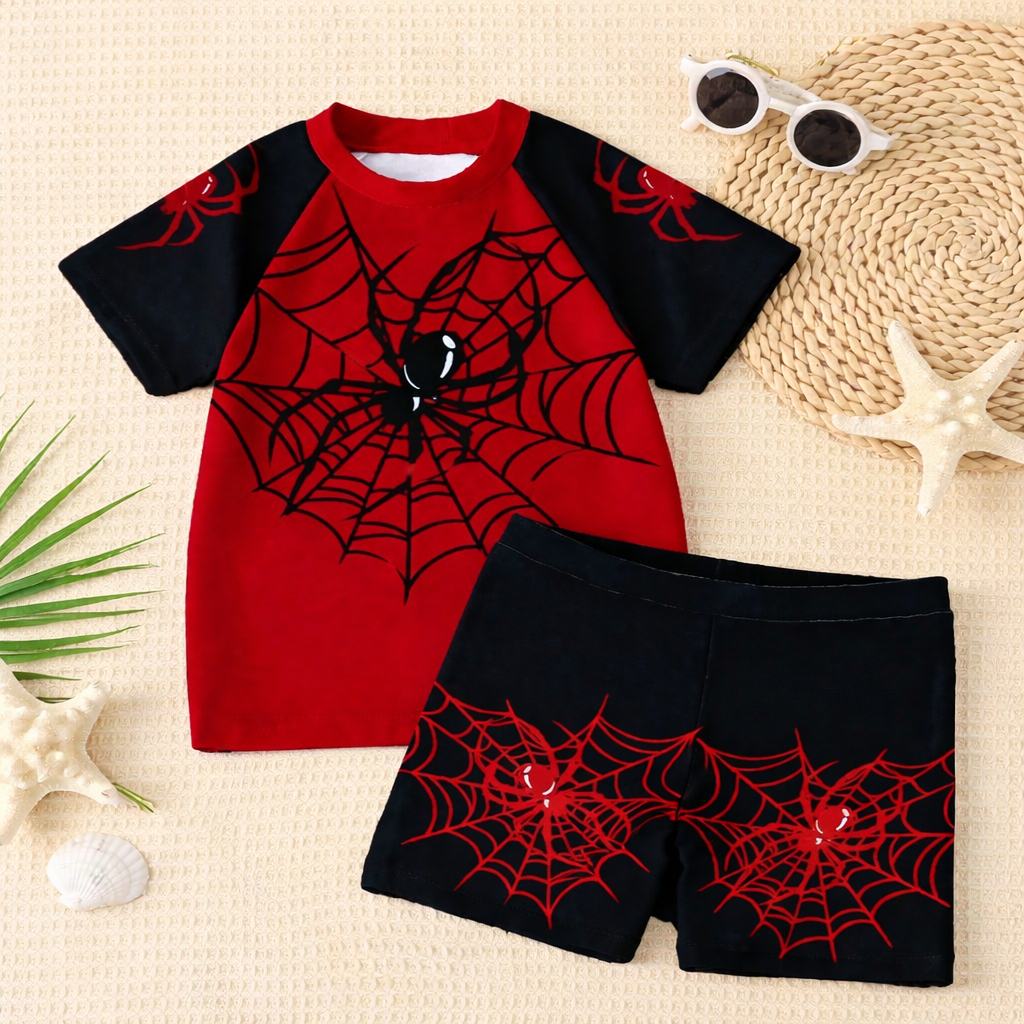 Zwemset met T-Shirt en Shorts voor Jonge Jongens