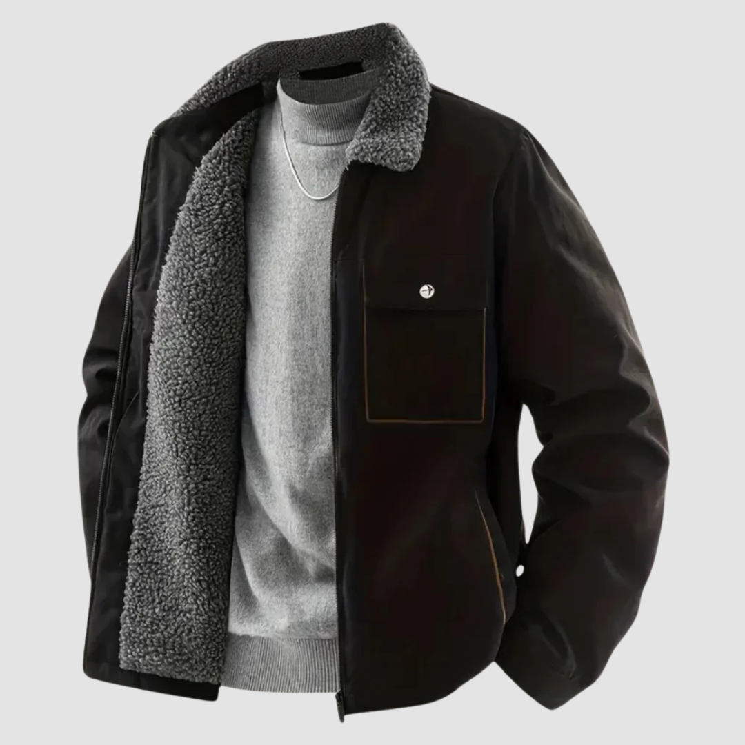 Suede Cargo Jas voor mannen