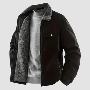 Suede Cargo Jas voor mannen