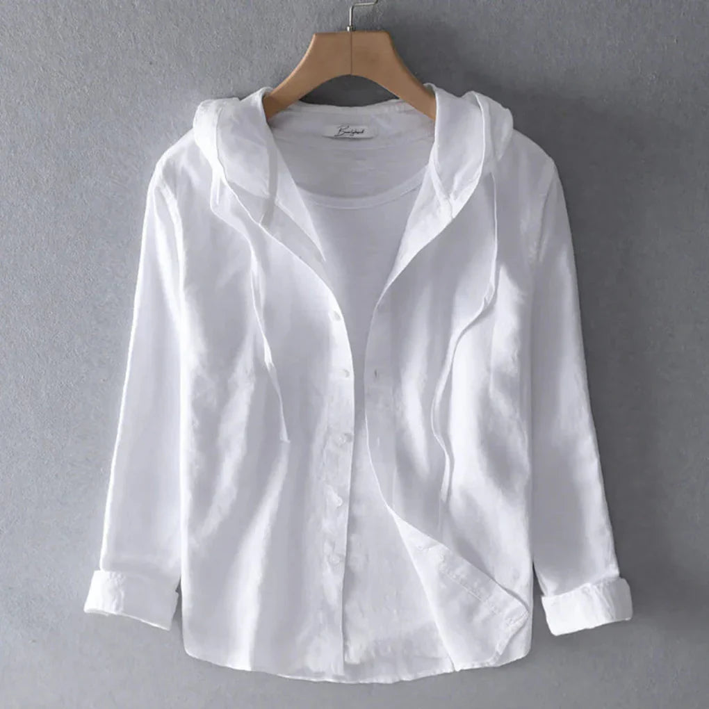 Ademende linnen blouse voor dames