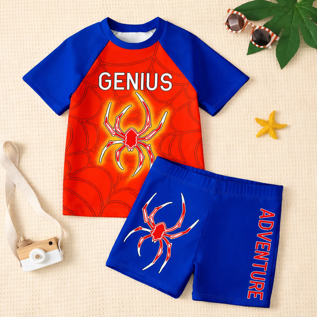 Zwemset met T-Shirt en Shorts voor Jonge Jongens