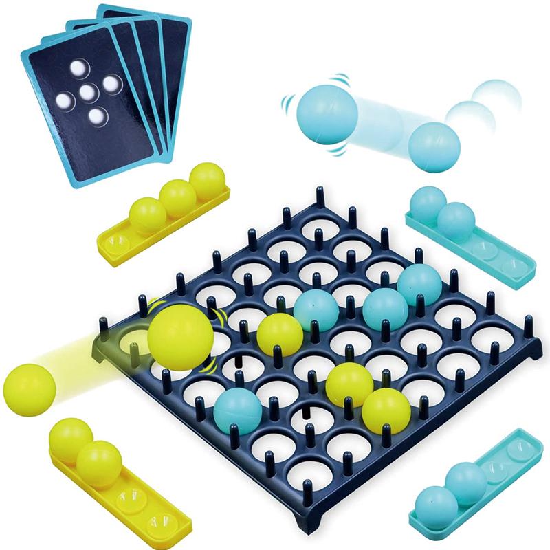 Behendigheidsspel met stuiterballen voor 2 tot 4 spelers