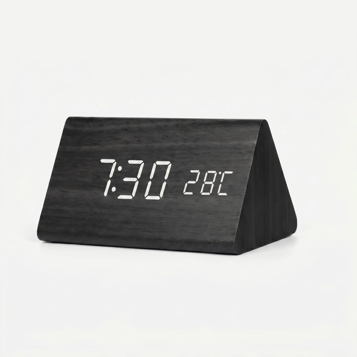 TimbroveVoice-Activated LED Desk Clock