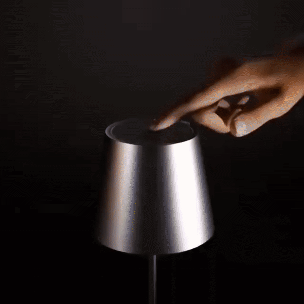 Draadloze tafellamp | Minimalistisch ontwerp | Dimbaar led-licht