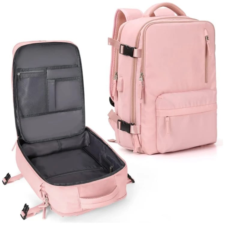 Multifunctionele damesrugzak 35 L met USB-aansluiting