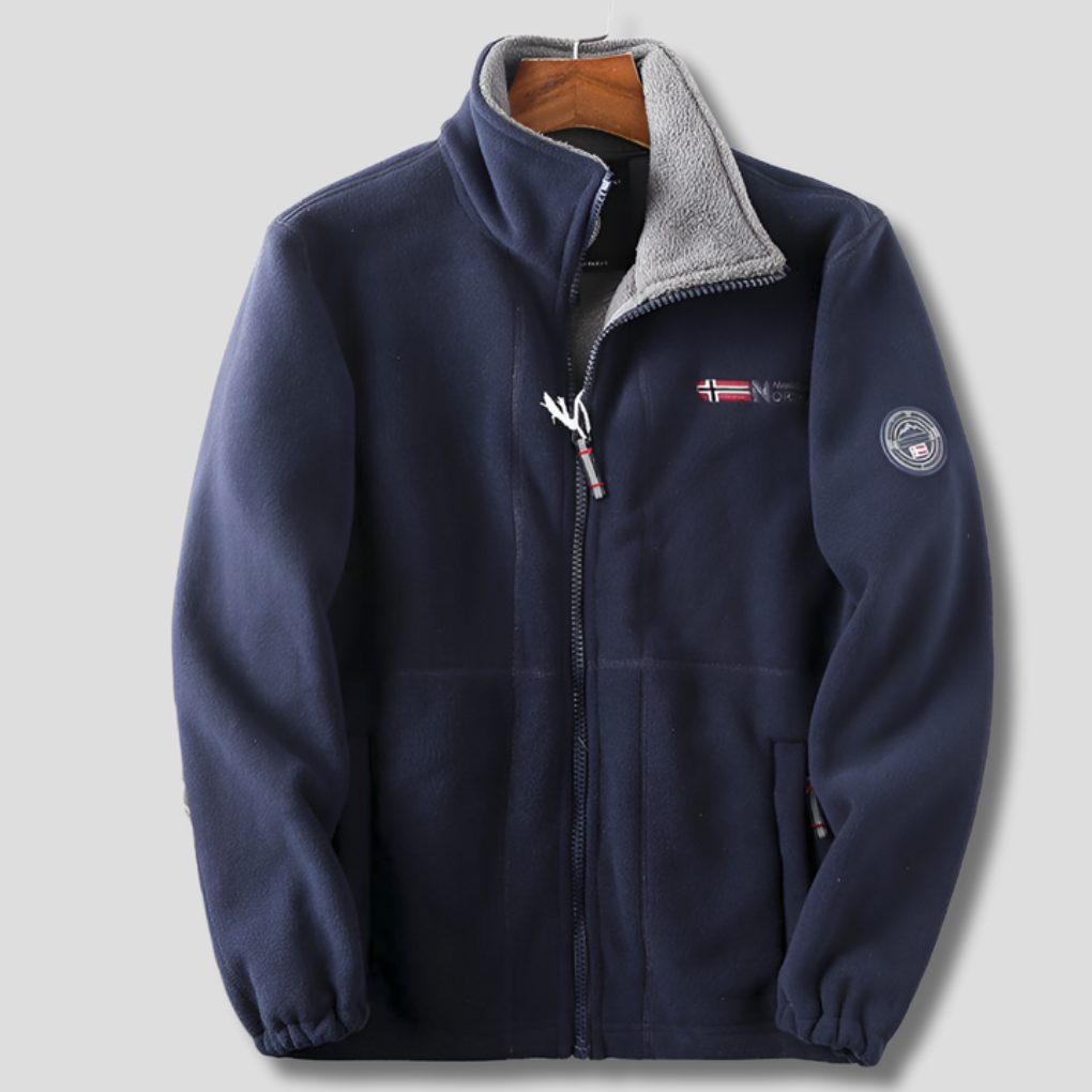 Comfortabel outdoor fleece voor heren