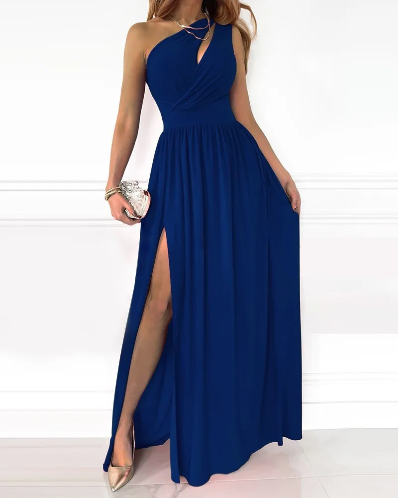 Celeste – Hollow-out Maxi Jurk Dames