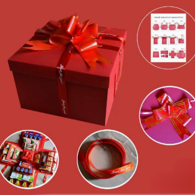 Explosiedoos voor cadeaus en herinneringen