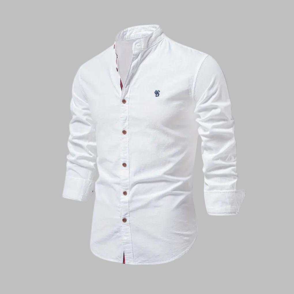 Trendy poloshirt met lange mouwen voor heren