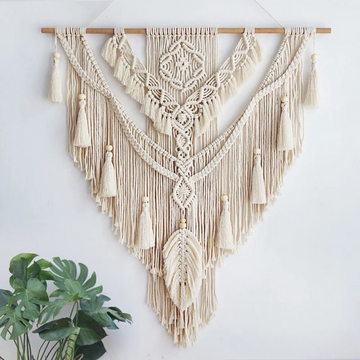 Handgeweven Macramé Wandkleed
