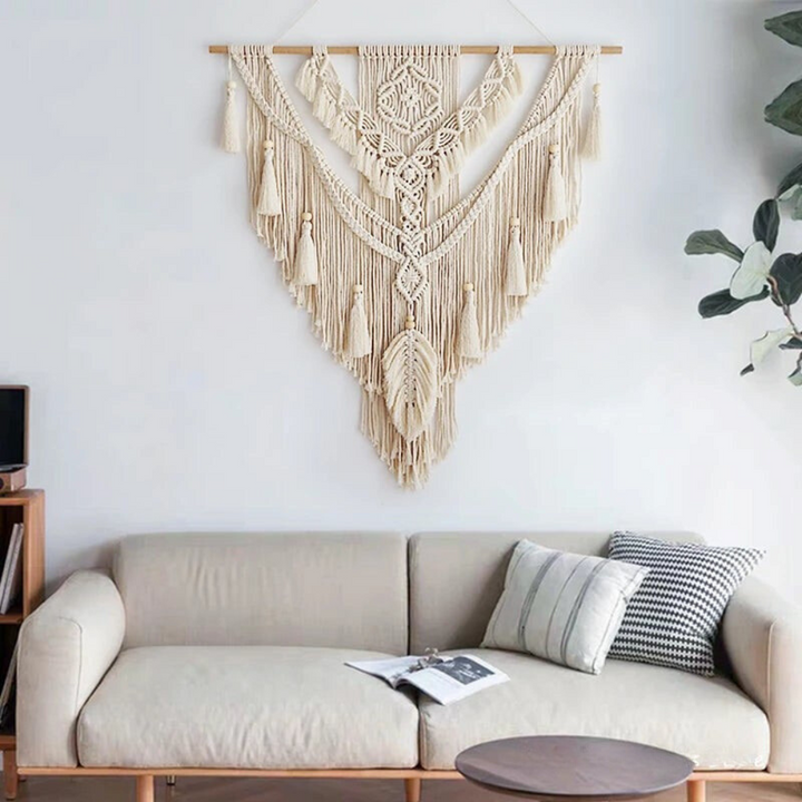 Handgeweven Macramé Wandkleed