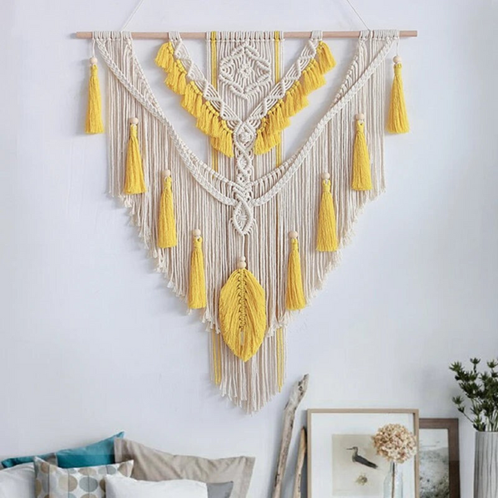 Handgeweven Macramé Wandkleed
