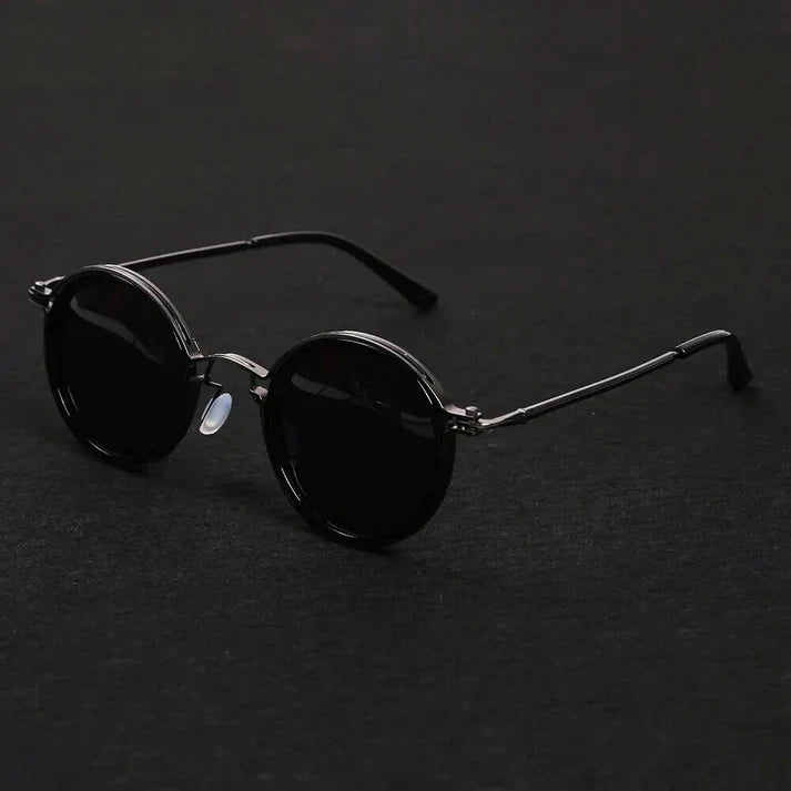Vintage Titanium Gepolariseerde Zonnebril