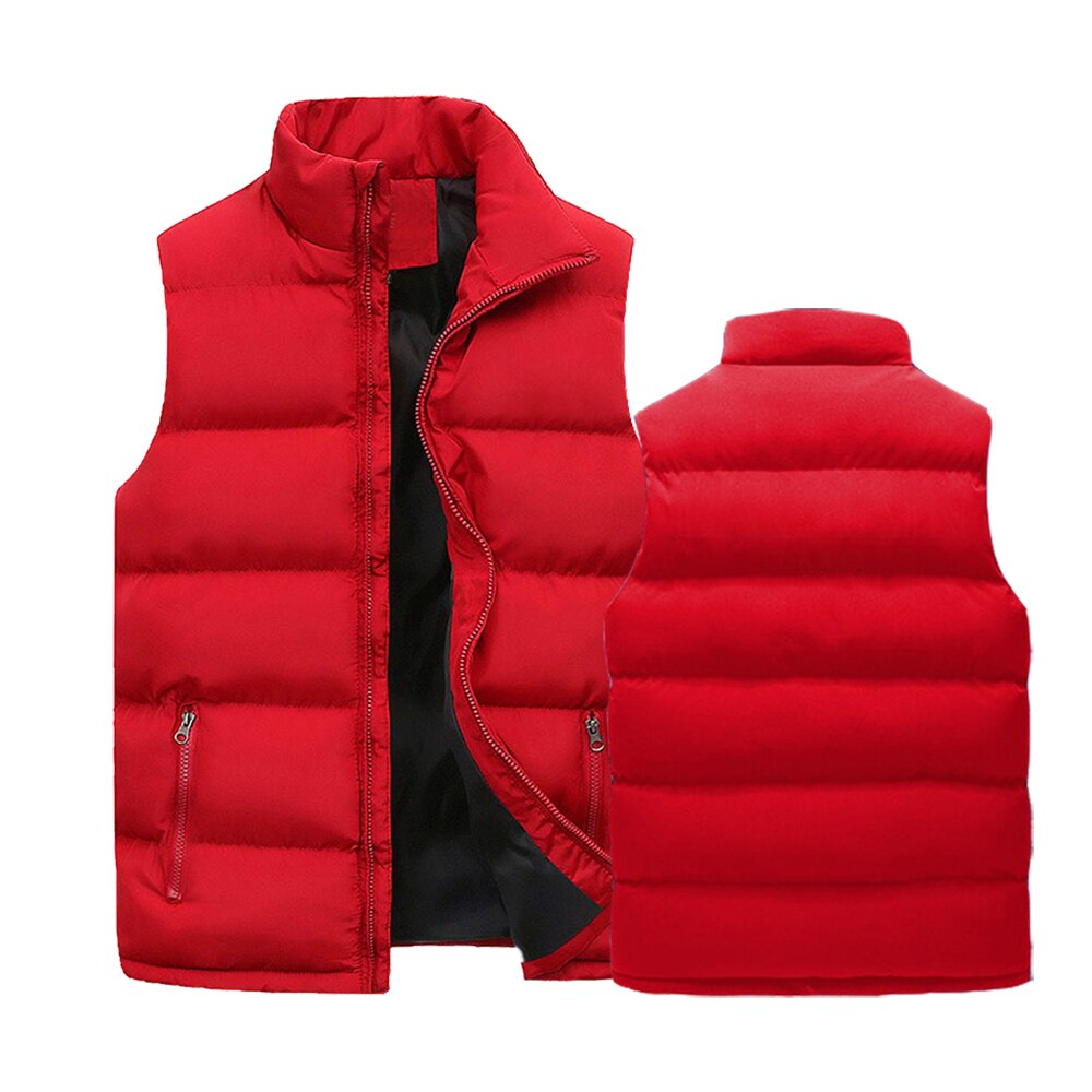 Camouflage Gewatteerde Herenbodywarmer met Opstaande Kraag