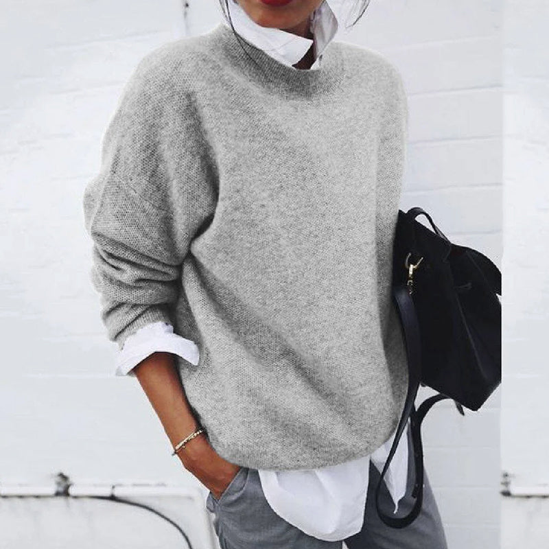 Christian - comfortabele Gebreide Sweater Voor Dames