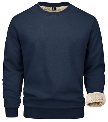 Comfortabele En warme Heren Trui Met fleece Voering - Jayden