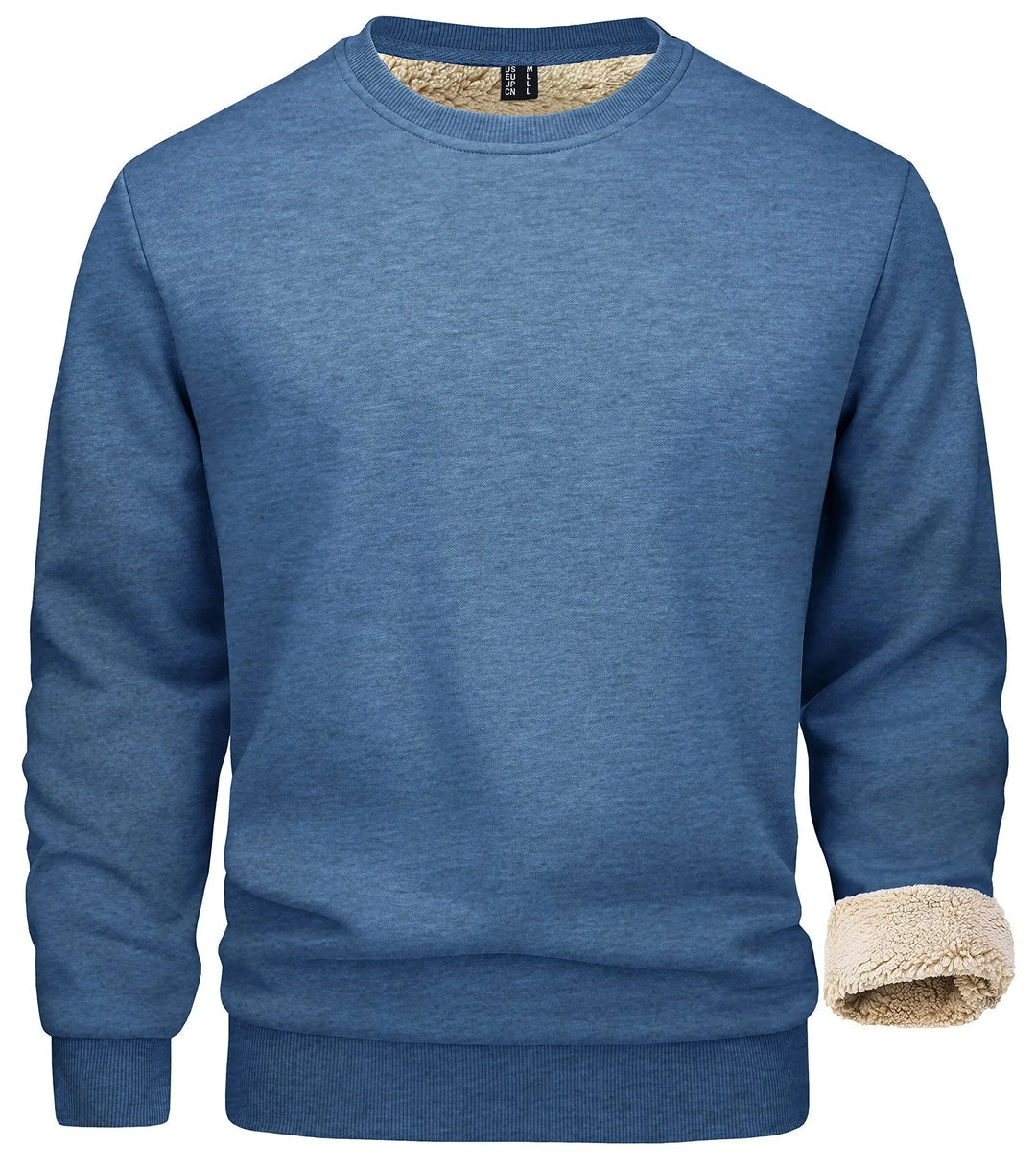 Comfortabele En warme Heren Trui Met fleece Voering - Jayden