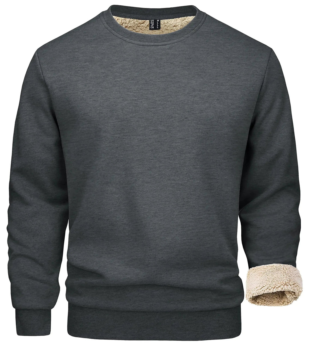 Comfortabele En warme Heren Trui Met fleece Voering - Jayden