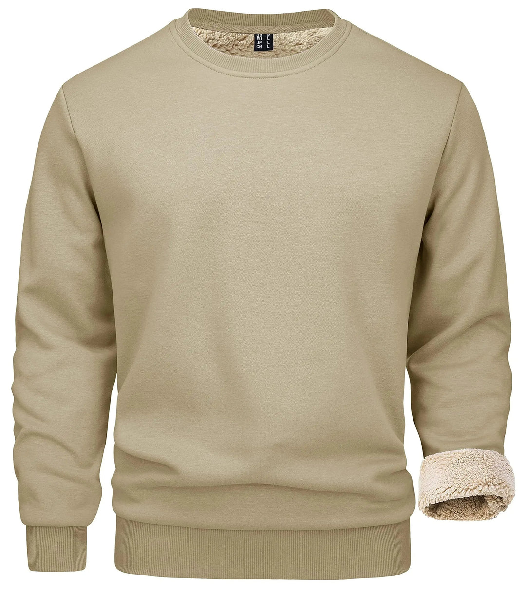 Comfortabele En warme Heren Trui Met fleece Voering - Jayden