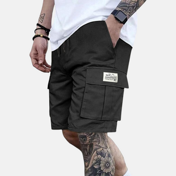 Heren cargoshort met losvallende, comfortabele pasvorm