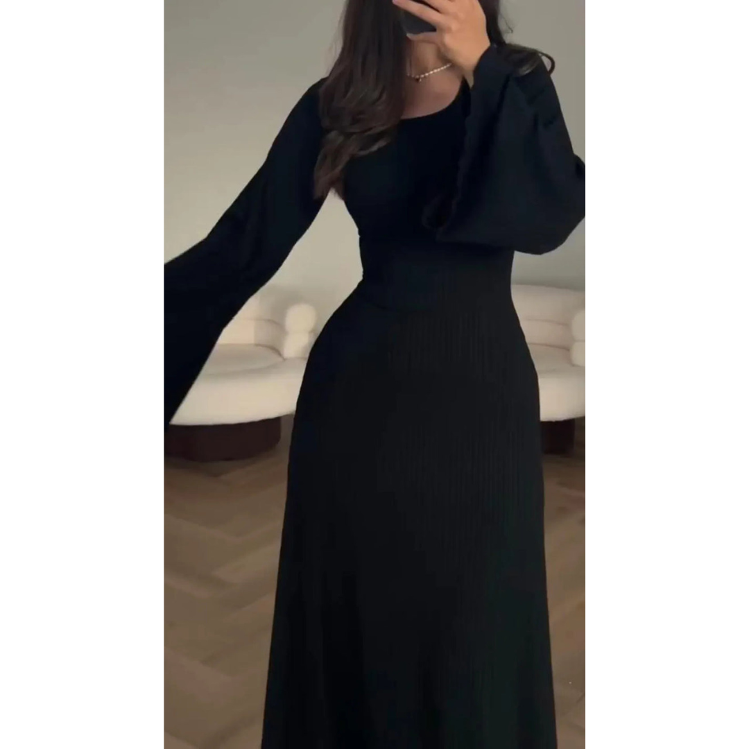 Faldore - elegante Gebreide Maxi Jurk