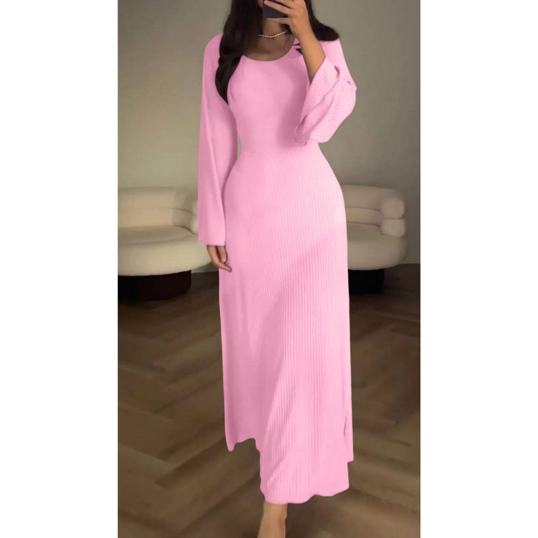 Faldore - elegante Gebreide Maxi Jurk